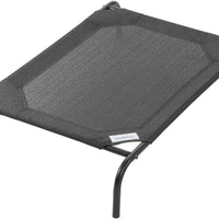 Original Elevated Dog Bed - Breathable Off-The-Ground Pet Bed with Cooling Fabric, Joint Relief & Moisture-Resistant Fabric, 100% Recyclable, Easy Clean, Gunmetal, Medium